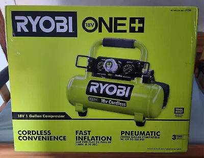 RYOBI 18V ONE+ 1 Gallon Compressor  120 PSI Portable Cordless Fast (P739) *NEW* • $134.75