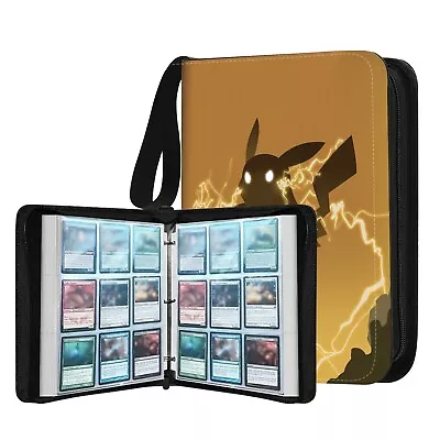 900 Card Binder For Pokemon TCG Card 9 Pocket With 50 Sleeves • $19.99