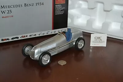 1/18 Cmc 1934 Mercedes-benz W25 Grand Prix Season Winner Silver Arrow • $249.99