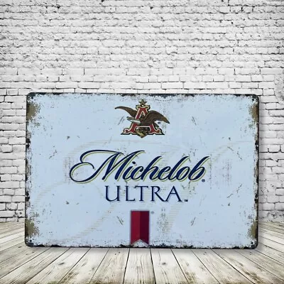 Michelob Ultra Beer Vintage Style Tin Bar Sign Poster Man Cave Collectible New • $9.99