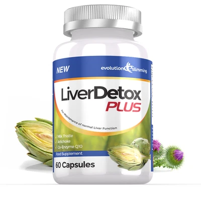 £24.99 • Buy Liver Detox Plus 60 Diet Cleanse Capsules Evolution Slimming
