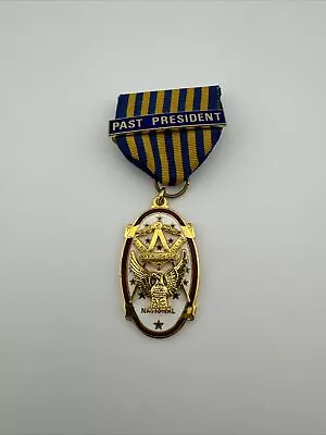 Vintage Masonic Medal Pin Brooch Sojourners National Past President • $9.99