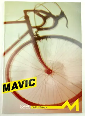 Mavic 1988-89 Catalog SSC Brakes 550 Hubs Disc Wheels 850 Handlebar Stems Rims  • $85.05