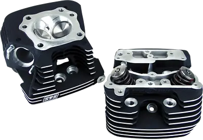 S&S Black Super Stock 89cc Cylinder Heads .640  Lift 1999-2005 Twin Cam 90-1106 • $1721.95