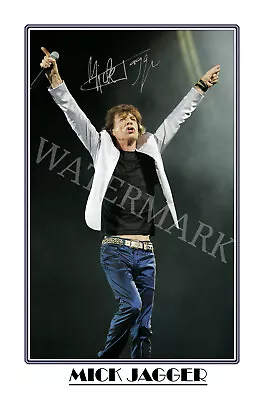 Mick Jagger Signed 12x18 Inch Photograph Poster Top Quality - The Rolling Stones • $28.95