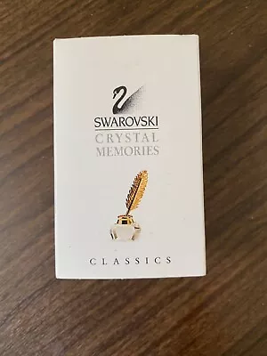 SWAROVSKI Crystal Memories Collection  QUILL INK PEN; Mint In Box Miniature • $15