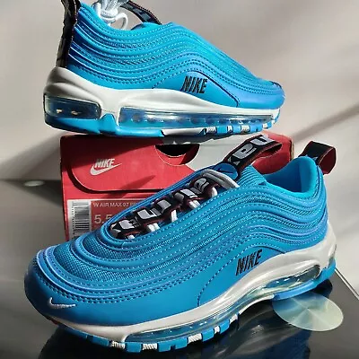 ✅️ Clearance Sale ✅️Nike Air Max 97 Premium Blue Hero EU 36 Kids Teen Women's  • $60