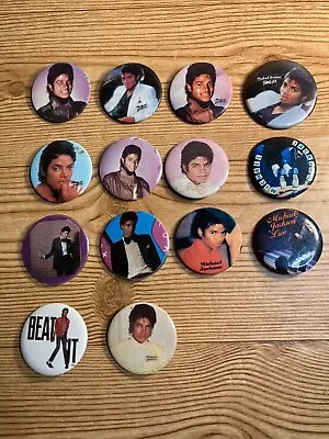 Vintage Michael Jackson Pin 1980’s Lot Of 14 • $20