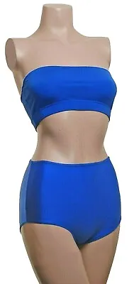 Freestyle High Waist Knickers/Boobtube Set Matt Lycra Colour Choice • £14.95