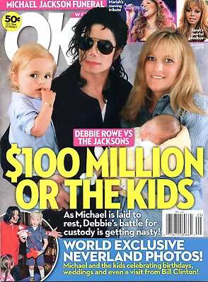 OK! Magazine July 13 2009 Michael Jackson Debbie Rowe Robert Pattinson • £16.09