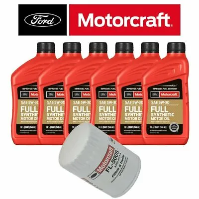 Motorcraft Synthetic Oil Change Kit For 11+ Ford Expedition/F-150 3.5L EcoBoost • $68.54
