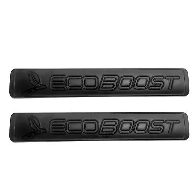 2X ECOBOOST Badge Emblem 3D For SUV F150 ECOBOOST EcoBeast Matte Black 2011-2018 • $14.99