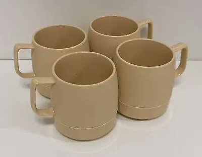 4 Vintage Classic Dinex Insulated Camping/Cabin/Picnic #1197 Plastic Coffee Mugs • $34.99