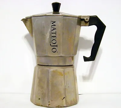 Mateojo Espresso One Cup Moka Pot Stovetop Coffee Maker Used Condition • $10.99