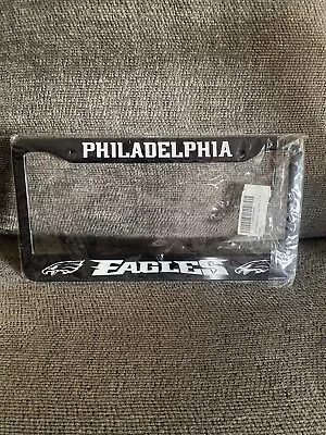 Philadelphia Eagles Authentic Metal BLACK License Plate Frame Auto Truck Car NWT • $4.99