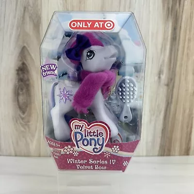 My Little Pony G3 Winter Series IV Velvet Bow Target Exclusive NIB • $39.95