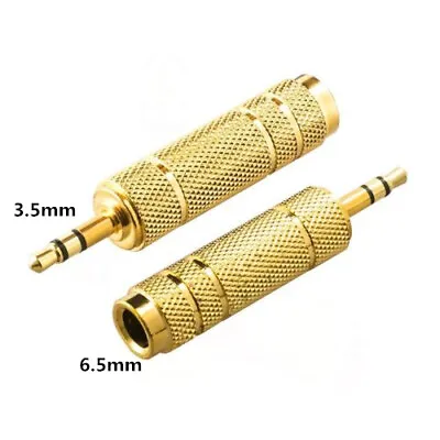 £2.72 • Buy 3.5mm 1/8 Male To 6.5mm 1/4 Female Stereo Audio Adapter Jack Adapter Connector