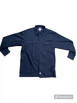 Carhartt S224-Black Twill Button Work Shirt 2XLT • $18