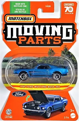 Matchbox 2023 Moving Parts  - 1969 Ford Mustang BOSS 302 • $8.99