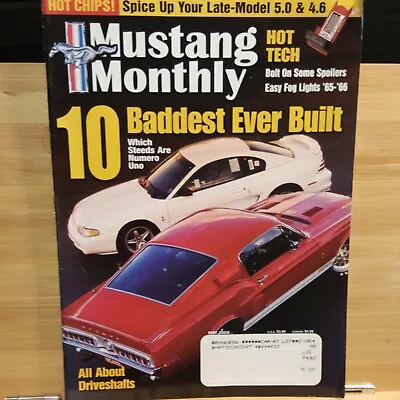 Mustang Monthly Magazine May 2002 Volume 25 Number 5    E253 • $7.49