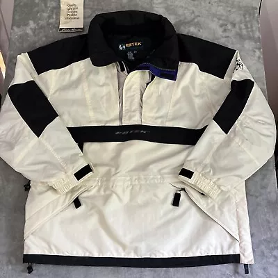 Vintage Ebtek Eddie Bauer Snow Jacket Coat Men’s XL Ivory Off White 1/2 Zip NWOT • $149.99