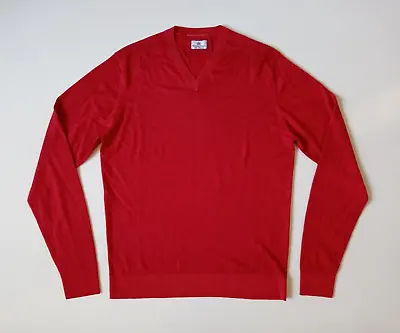 $89.99 • Buy Men's DOMENICO VACCA Cashmere /Silk Long Sleeve V Neck Sweater M