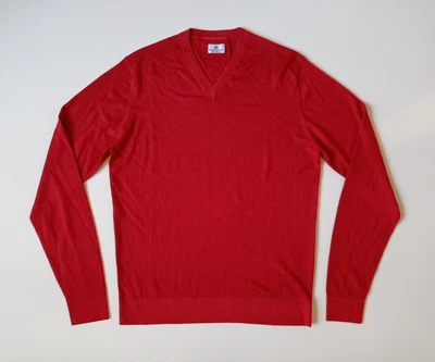 $89.99 • Buy Men's DOMENICO VACCA Cashmere /Silk Long Sleeve V Neck Sweater M