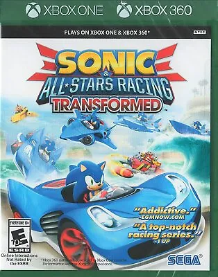 Sonic & All-Stars Racing Transformed Microsoft Xbox 360/ONE Brand New • $22.49