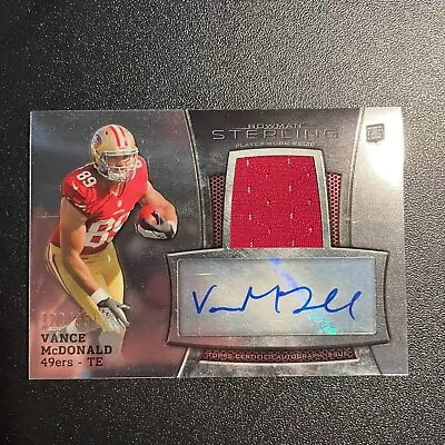 VANCE McDONALD 2013 BOWMAN STERLING BILLS ROOKIE JERSEY AUTO /361 • $5.99