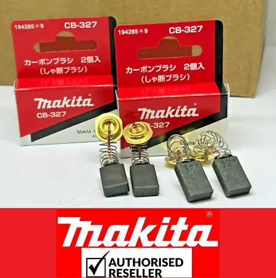 4 Pcs Genuine Makita  Ac Carbon Brushes 194285-9 Breaker Hr3000c Hr4000c Cb-327  • £14.96