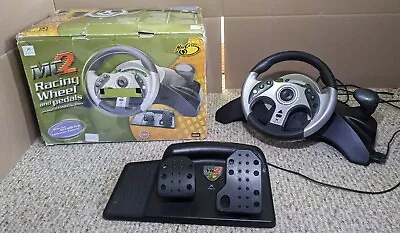 ** (UNTESTED) MC 2 Racing Wheel And Pedals W/ AccuDrive For Xbox AK-49 • $40