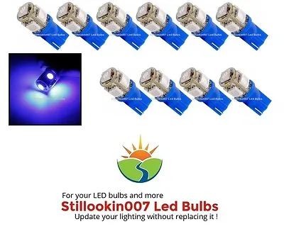 10 - Landscape Light Bulbs BLUE 5LED. Replaces 12v T5 Malibu Bulbs • $20.69