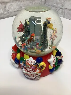 Macy's Thanksgiving Day Parade 75th Anniversary Snow Globe Twin Towers Rare 2001 • $49.99