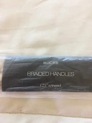 Miche Cream Braided Handles 23  Sealed In Package Discontinued RARE • $35