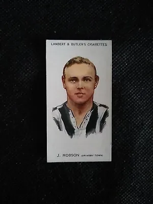 LAMBERT AND BUTLER FOOTBALLERS - #31 - J. Robson - Grimsby Town & Huddersfield • £4.99