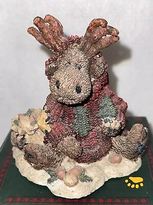 Boyd's Bearstone Manheim The Eco Moose Resin Ltd Ed 211183 Retired 1994 With COA • $8