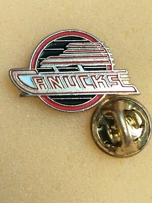 Vintage Vancouver Canucks NHL Hockey Sports Logo Lapel Pin  By Artiss-Regina • $5.99