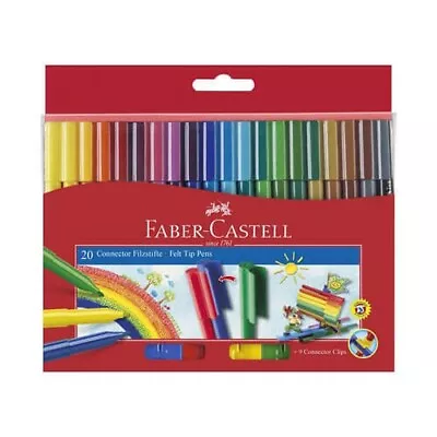 20 X Faber-Castell Connector Felt Tip Pens Marker • $7.45