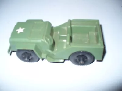 Vintage Tim-mee Army Playset Jeep Green-Timmee Marx • $8.88