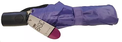 Totes Basic Auto Open Umbrella ~ 42  Coverage ~ Pastel Purple NEW • $16.90