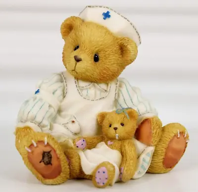 Cherished Teddies Laura Nurse Friendship Makes It All Better Figurine 1996 • £10.16