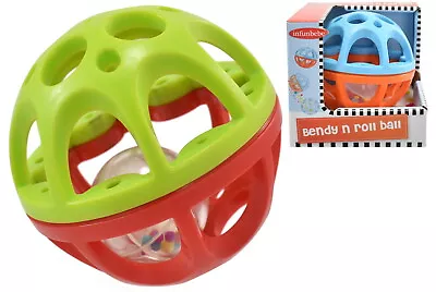 Bendy And Roll Shake Rattle And Roll Sensory Baby Ball • £8.31