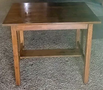 Library Table Antique  Oak Mission / Arts & Crafts Style  • $200