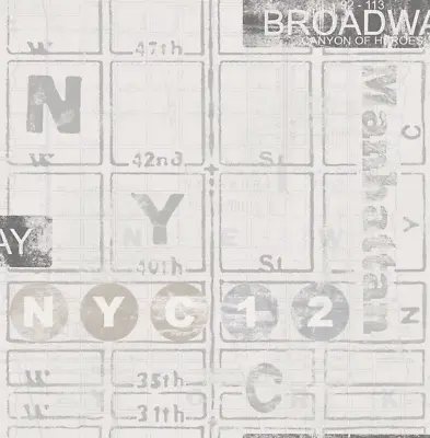 Wallpaper NYC New York Broadway Street Map Manhattan • $27.99