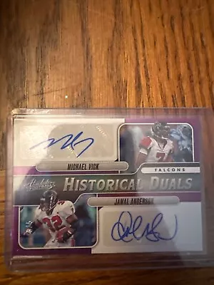 Absolute Historical Duos Auto Michael Vick And Jamal Anderson 5/5 • $0.99