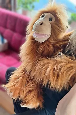 THE PUPPET COMPANY UK Large Orangutan Monkey  Puppet Plush Toy 32 .Clean • £29