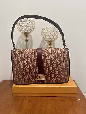Authentic Dior Vintage Canvas Shoulder Bag • $250