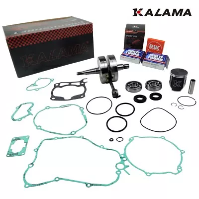 To Yamaha YZ125 YZ 125 Engine Rebuild Kit 05~21 Crankshaft Piston Bearing Gasket • $504.14