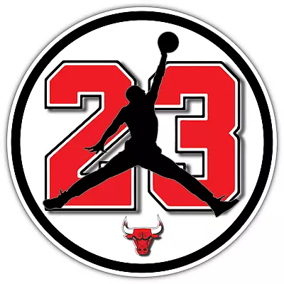 Michael Jordan NBA Basketball Legend Bulls 23 Vinyl Sticker Decal Bumper Car  • $6.99