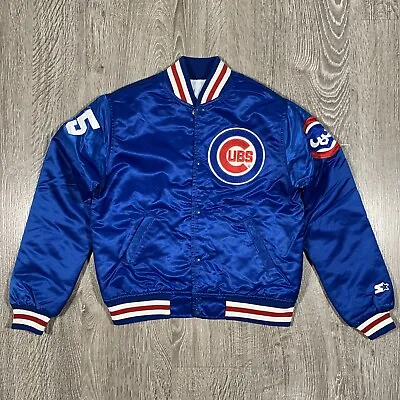 Vintage Youth STARTER Satin Jacket Chicago Cubs MEDIUM • $60